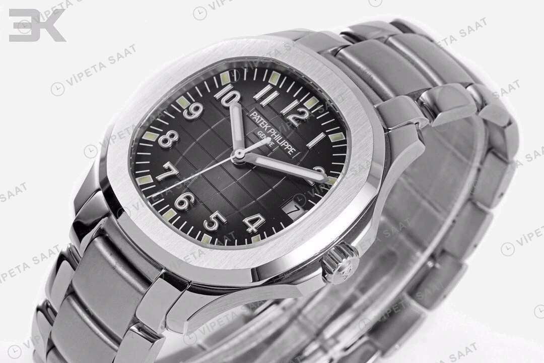 Patek Philippe Aquanaut 5167-1A Siyah Kadran Çelik Super Clone ETA Eta Saat detay 4