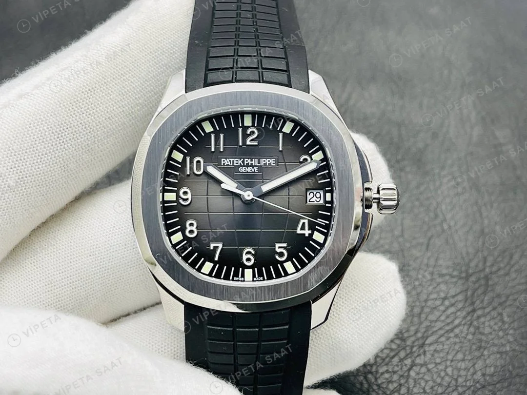 Patek Philippe Aquanaut 5167a-001 Rubber Super Clone Eta Saat karşıdan görünüm