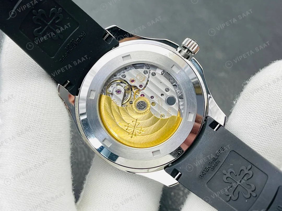 Patek Philippe Aquanaut 5167a-001 Rubber Super Clone Eta Saat detay 6