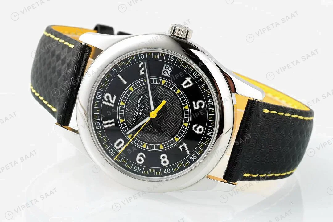 Patek Philippe Calatrava 6007G-001 Sarı Super Clone Eta Saat detay 4