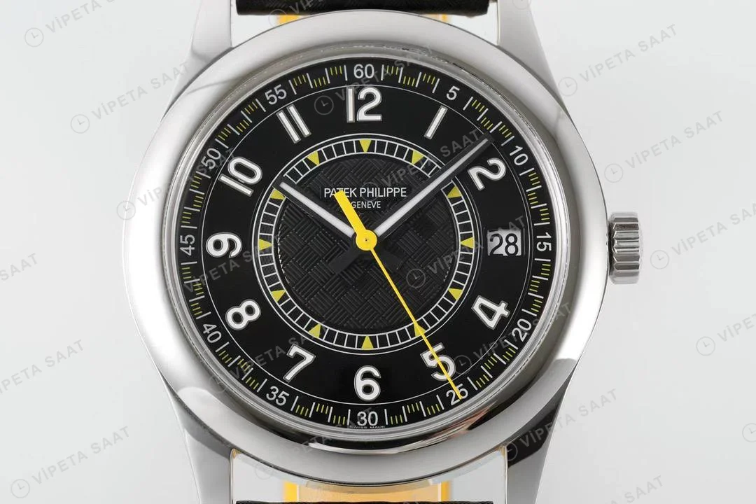 Patek Philippe Calatrava 6007G-001 Sarı Super Clone Eta Saat detay 7