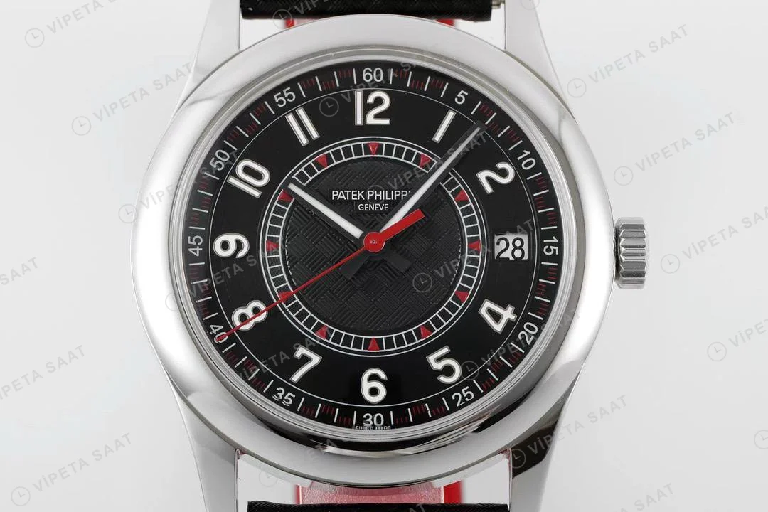 Patek Philippe Calatrava 6007G-010 Kırmızı Super Clone Eta Saat detay 6