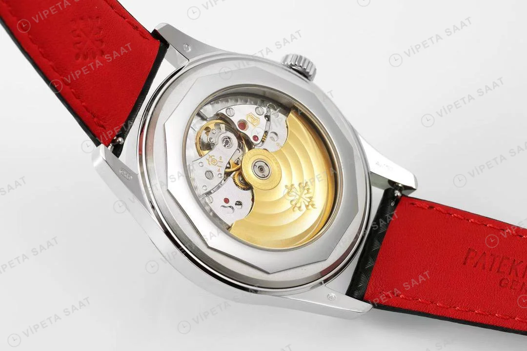 Patek Philippe Calatrava 6007G-010 Kırmızı Super Clone Eta Saat detay 8