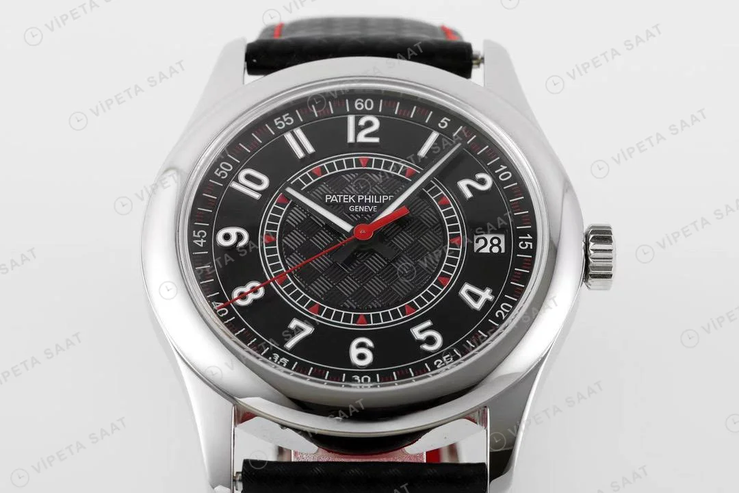 Patek Philippe Calatrava 6007G-010 Kırmızı Super Clone Eta Saat detay 9