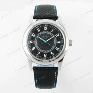 Patek Philippe Calatrava 6007G-011 Mavi Super Clone Eta Saat karşıdan görünüm