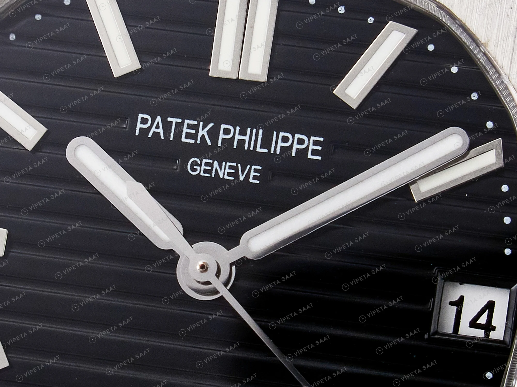 Patek Philippe Nautilus 37111G-001 Black 42mm Super Clone Eta Saat detay 17