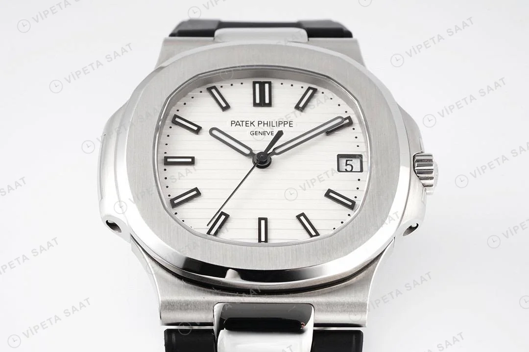 Patek Philippe Nautilus 5711 Kahve Silikon Kordon Super Clone PPF Factory Saat Eta Saat detay 23
