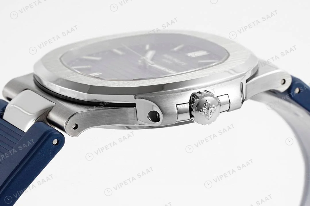 Patek Philippe Nautilus 5711 Kahve Silikon Kordon Super Clone PPF Factory Saat Eta Saat detay 34