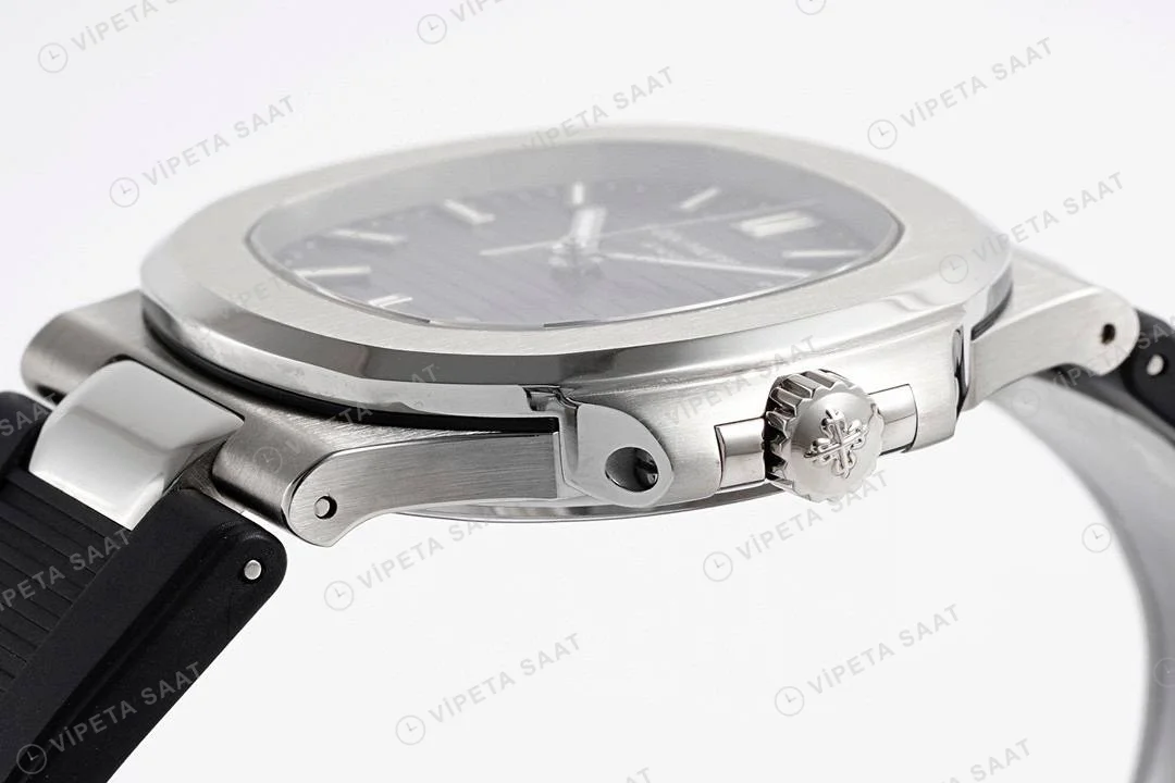 Patek Philippe Nautilus 5711 Kahve Silikon Kordon Super Clone PPF Factory Saat Eta Saat detay 37