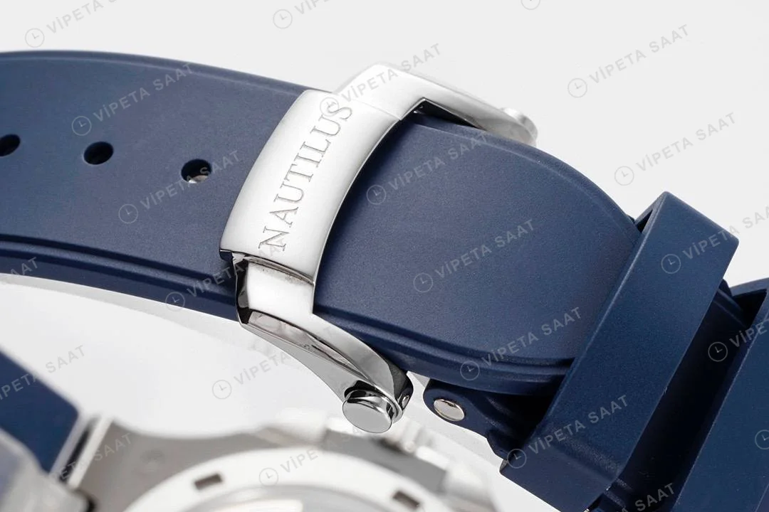 Patek Philippe Nautilus 5711 Kahve Silikon Kordon Super Clone PPF Factory Saat Eta Saat detay 42