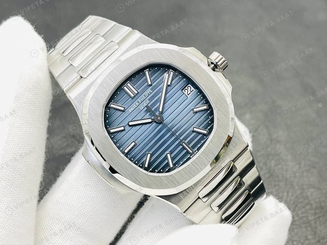 Patek Philippe Nautilus 5711 Kahve Silikon Kordon Super Clone PPF Factory Saat Eta Saat detay 48