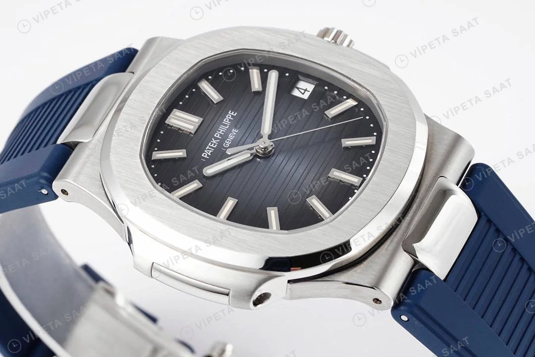 Patek Philippe Nautilus 5711 Kahve Silikon Kordon Super Clone PPF Factory Saat Eta Saat detay 5
