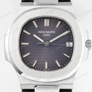 Patek Philippe Nautilus 5711 Kahve Silikon Kordon Super Clone PPF Factory Saat Eta Saat detay 8