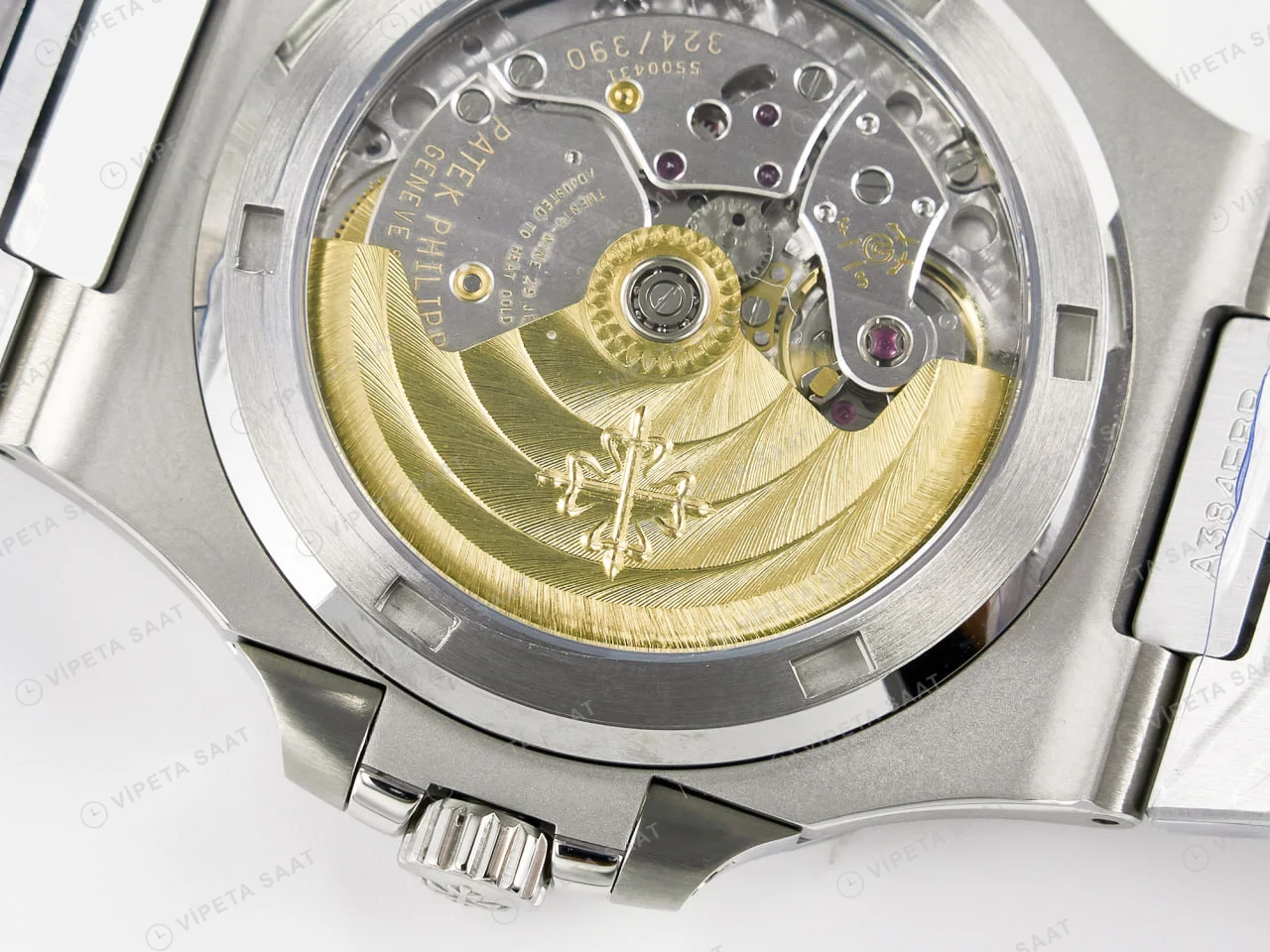 Patek Philippe Nautilus 5711 Yeşil Kadran Baget 3k Factory Super Clone Eta Saat detay 14