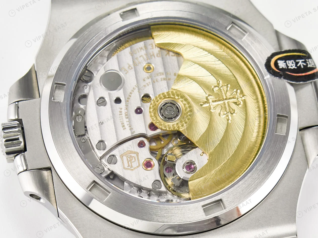 Patek Philippe Nautilus 5711 Yeşil Kadran Baget 3k Factory Super Clone Eta Saat detay 19