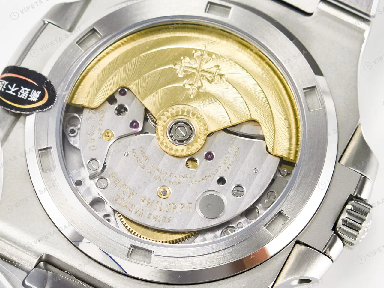 Patek Philippe Nautilus 5711 Yeşil Kadran Baget 3k Factory Super Clone Eta Saat detay 21