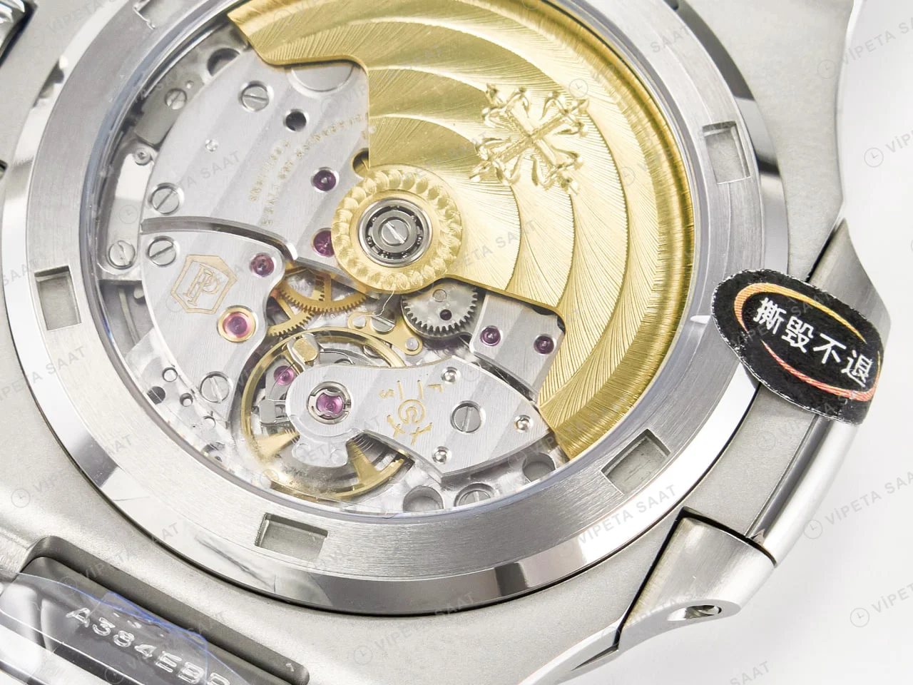 Patek Philippe Nautilus 5711 Yeşil Kadran Baget 3k Factory Super Clone Eta Saat detay 25