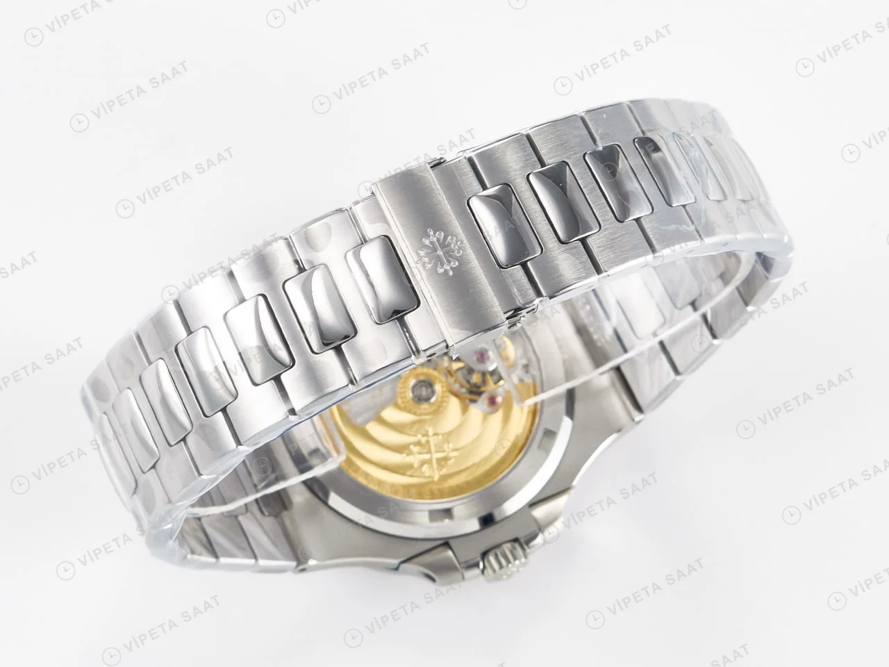Patek Philippe Nautilus 5711 Yeşil Kadran Baget 3k Factory Super Clone Eta Saat detay 7