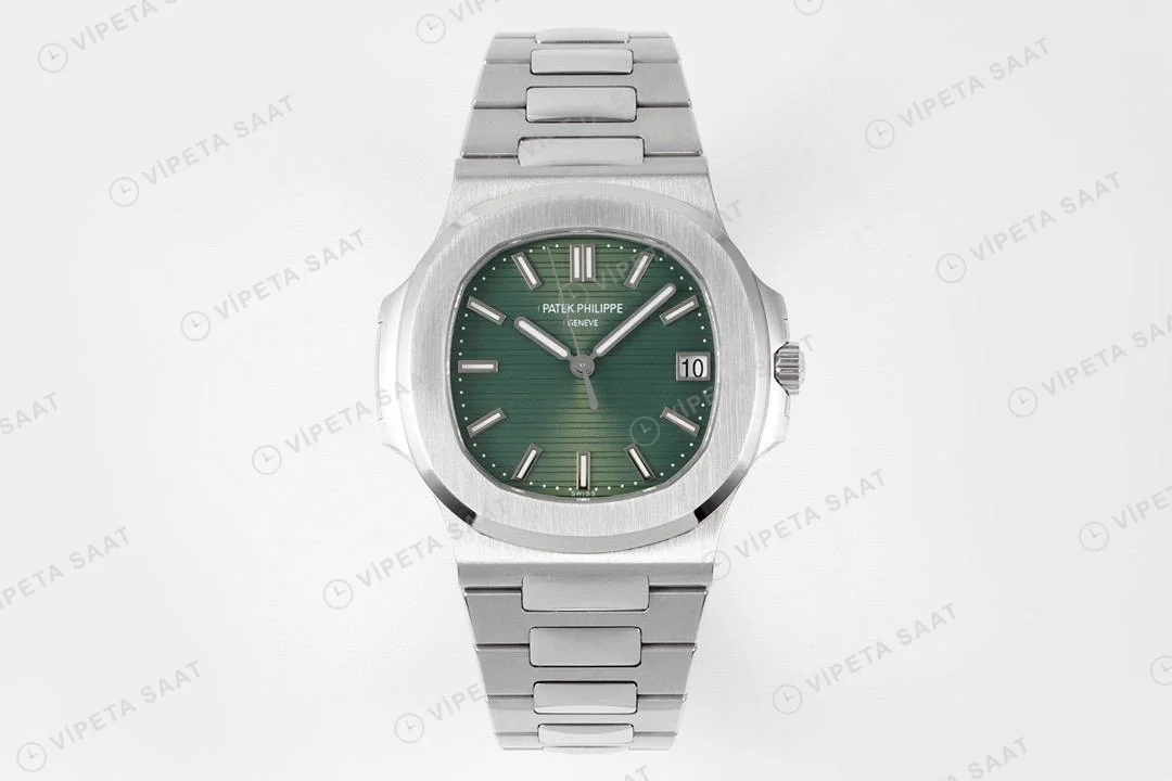 Patek Philippe Nautilus 57111A-014 Super Clone Eta Saat karşıdan görünüm