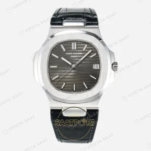 Patek Philippe Nautilus 5711G-001 Deri Kordon 3k Factory Super Clone Eta Saat karşıdan görünüm