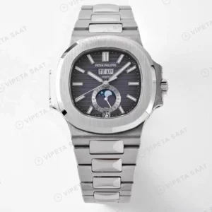 Patek Philippe Nautilus 5726-1A Gray Dial Super Clone Eta Saat karşıdan görünüm