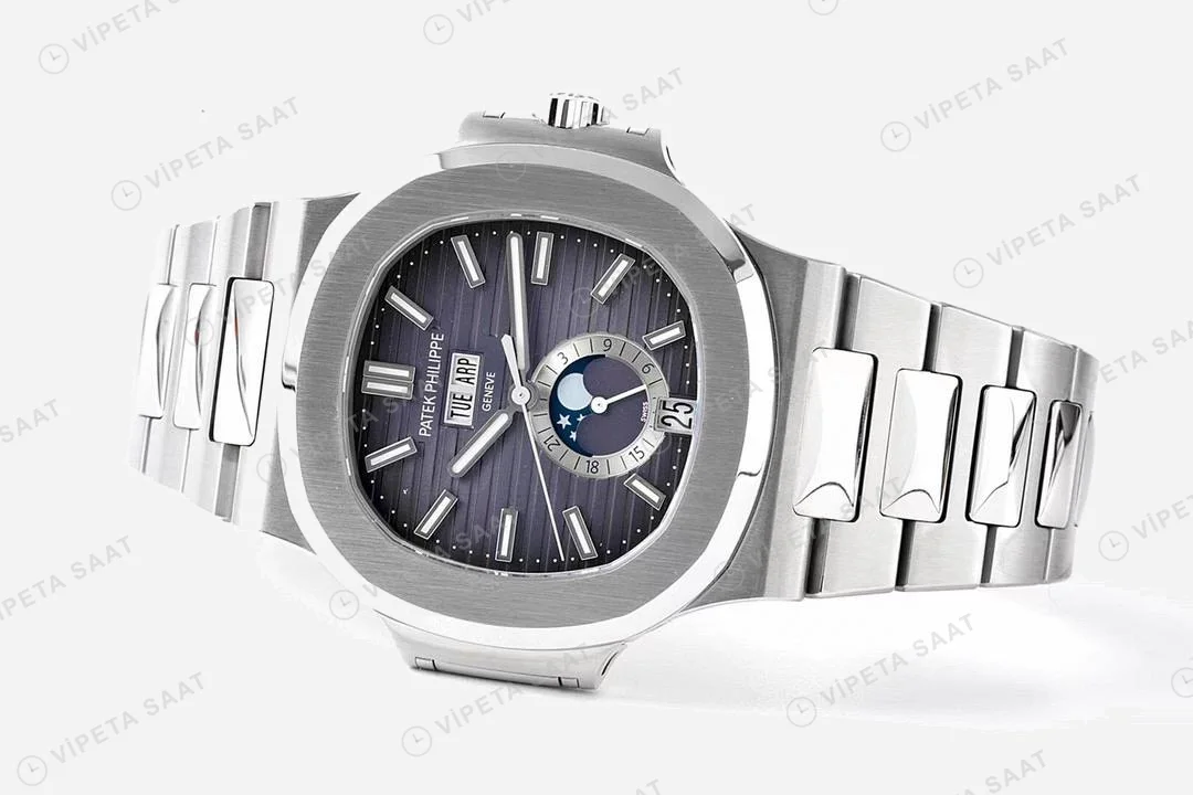 Patek Philippe Nautilus 5726-1A Gray Dial Super Clone Eta Saat detay 8