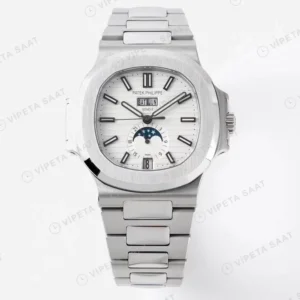 Patek Philippe Nautilus 5726-1A White Dial ETA Super Clone Eta Saat karşıdan görünüm