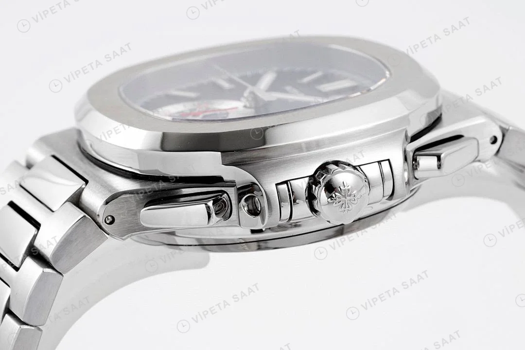 Patek Philippe Nautilus 59801A-001 40.5mm Black Dial Super Clone Eta Saat detay 5