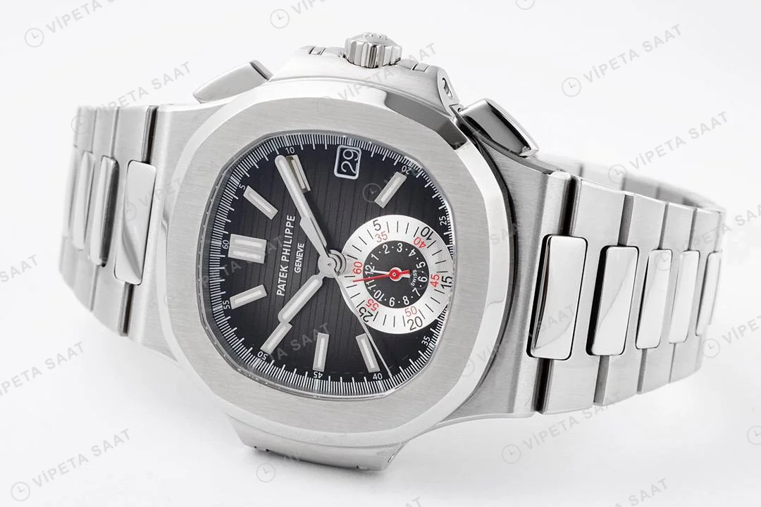 Patek Philippe Nautilus 59801A-001 40.5mm Black Dial Super Clone Eta Saat detay 6