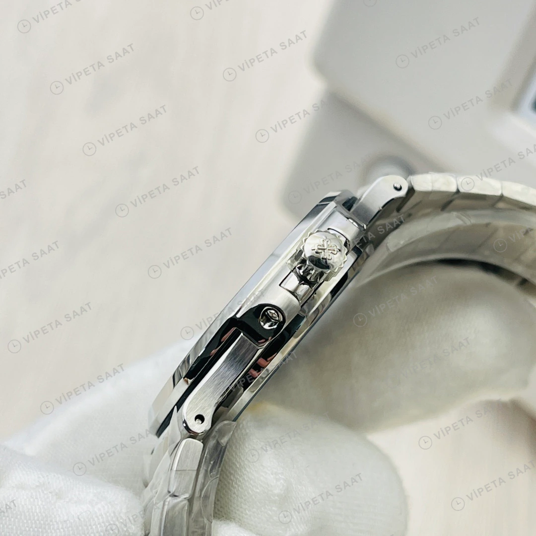Patek Philippe Nautilus Yeşil Kadran Çelik Super Clone ETA Eta Saat detay 7
