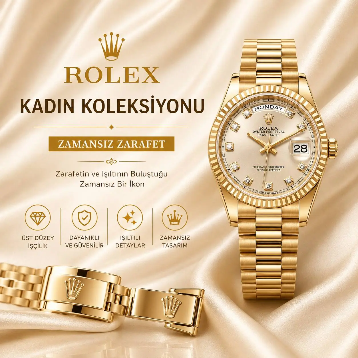 Rolex bayan saat eta saat koleksiyonu - Vipetasaat