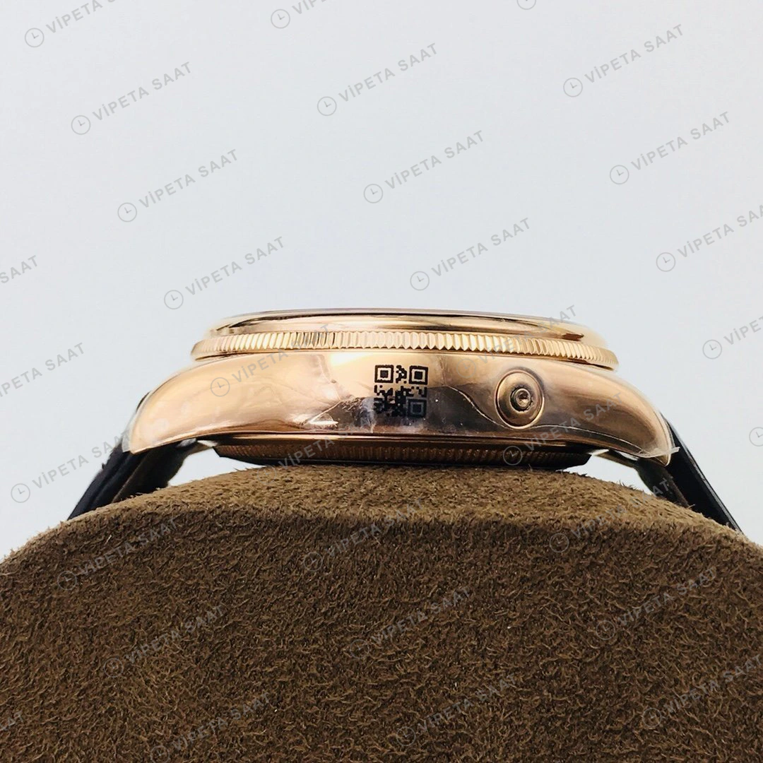 Rolex Cellini Beyaz Kadran Gold Super Clone ETA Eta Saat yan görünüm