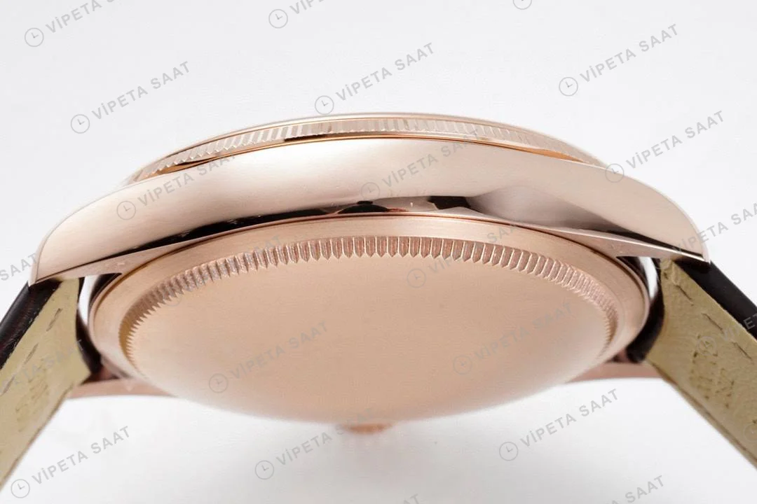 Rolex Cellini 50509 Siyah 39mm Super Clone ETA Saat detay 5