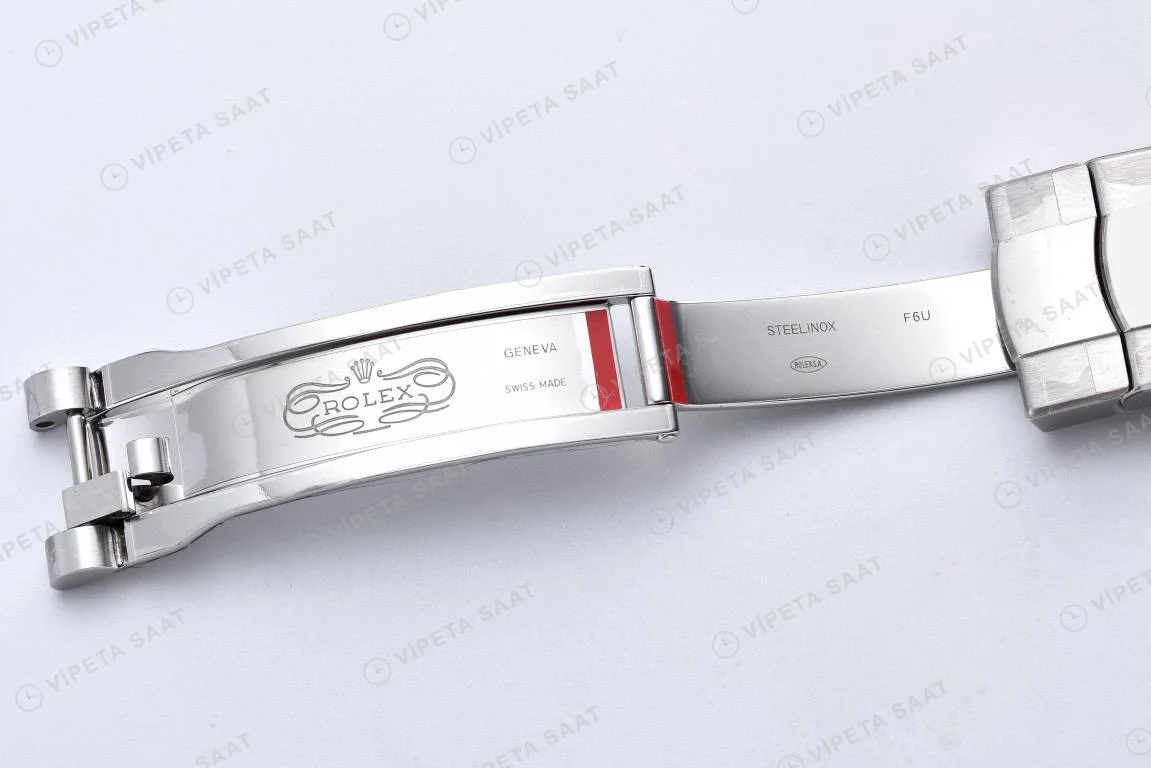 Rolex Datejust Yeşil 41mm Oyster Clean Factory 3235 Super Clone ETA Saat detay 8