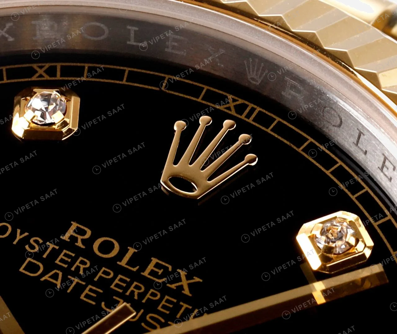 Rolex Datejust Taşlı 36mm Jubilee Super Clone ETA Saat detay 5