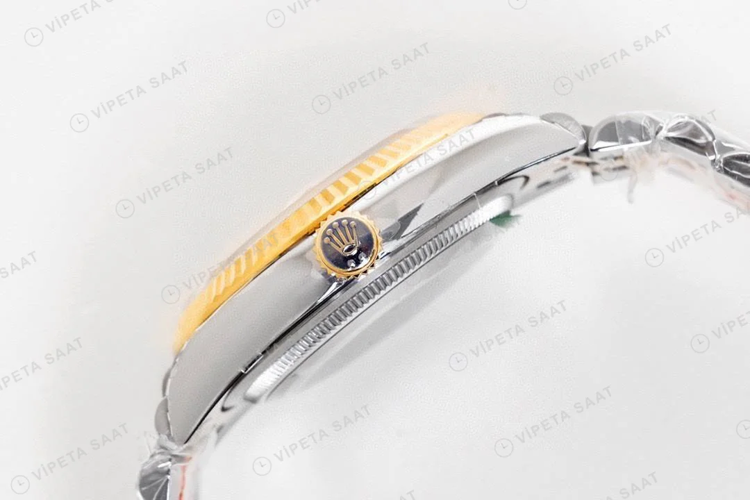 Rolex Datejust Taşlı 36mm Jubilee Super Clone ETA Saat detay 6