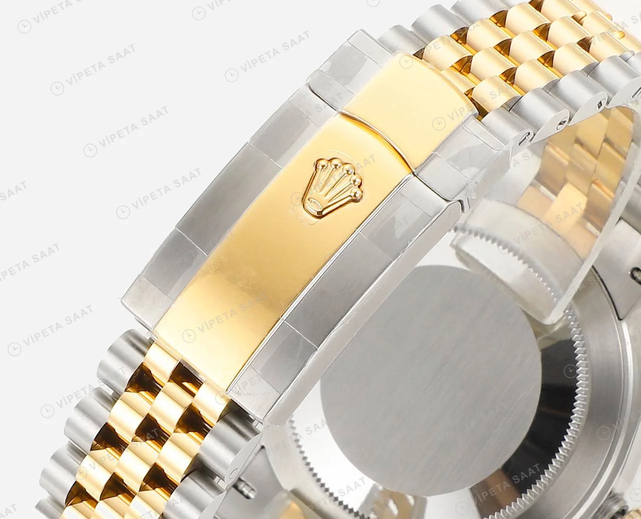 Rolex Datejust Taşlı 36mm Jubilee Super Clone ETA Saat detay 9