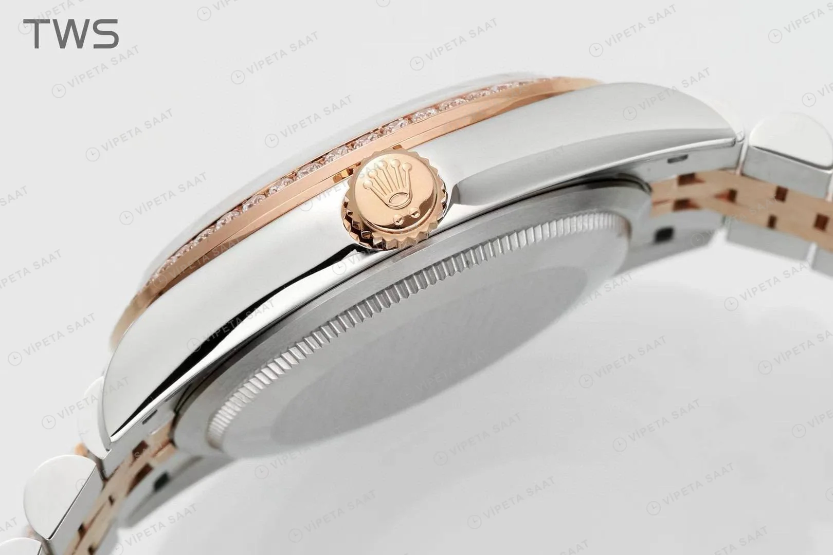 Rolex Datejust 126234 Sedef 36mm Jubilee Super Clone ETA Saat detay 16