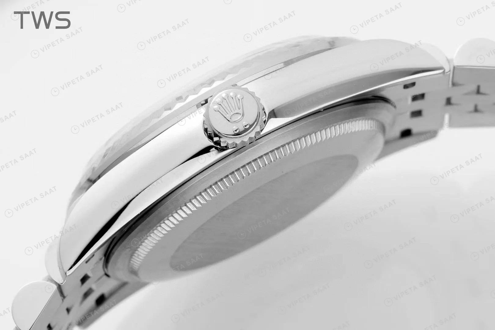 Rolex Datejust 126234 Mavi 36mm Jubilee Super Clone ETA Saat detay 19