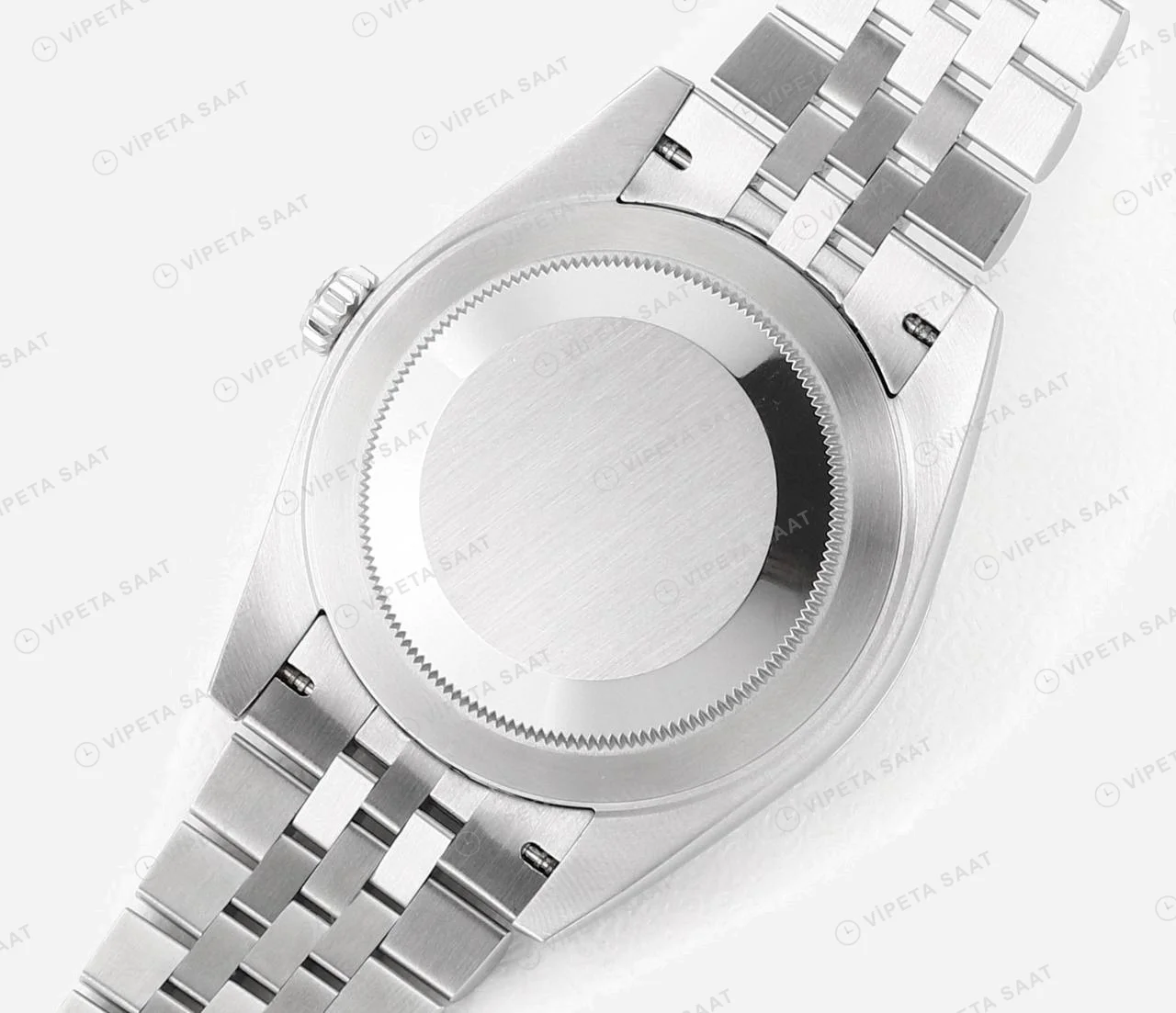 Rolex Datejust 126334 Beyaz 41mm Oyster Super Clone ETA Saat yan görünüm
