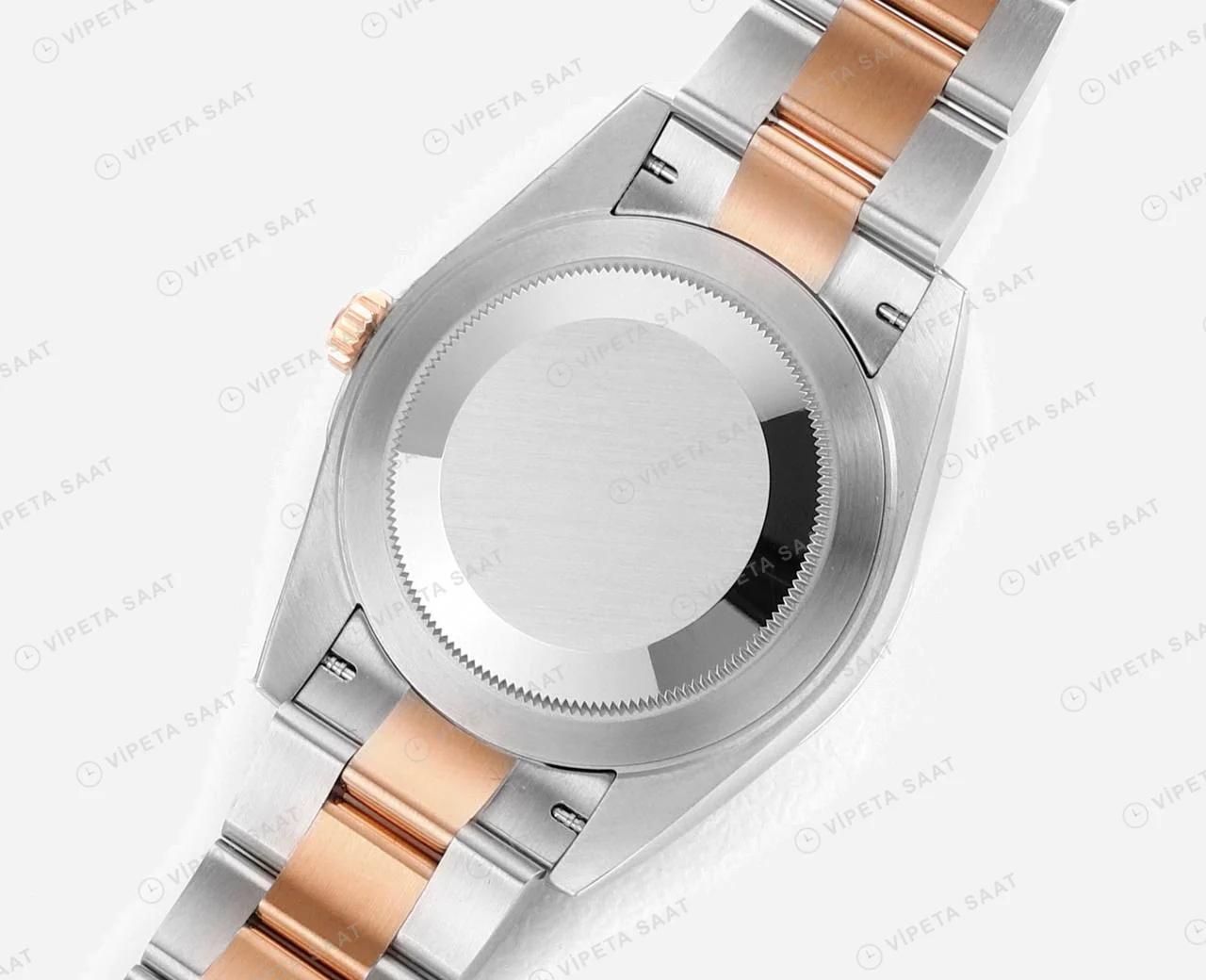 Rolex Datejust 126331 Steel Everose Gold Super Clone ETA Saat detay 6