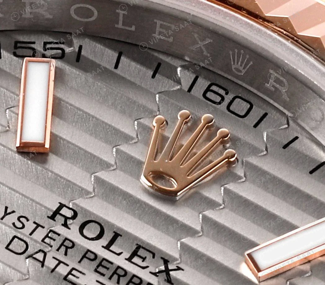 Rolex Datejust 126331 Gri 41mm Oyster Super Clone ETA Saat detay 9