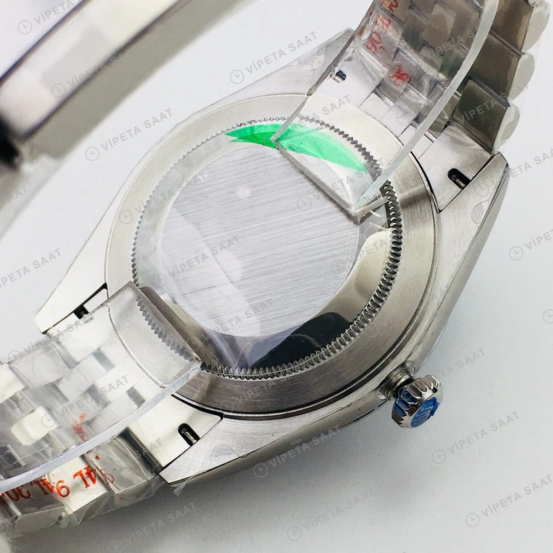 Rolex Datejust Gri Kadran Çelik 41mm Super Clone ETA Eta Saat detay 3