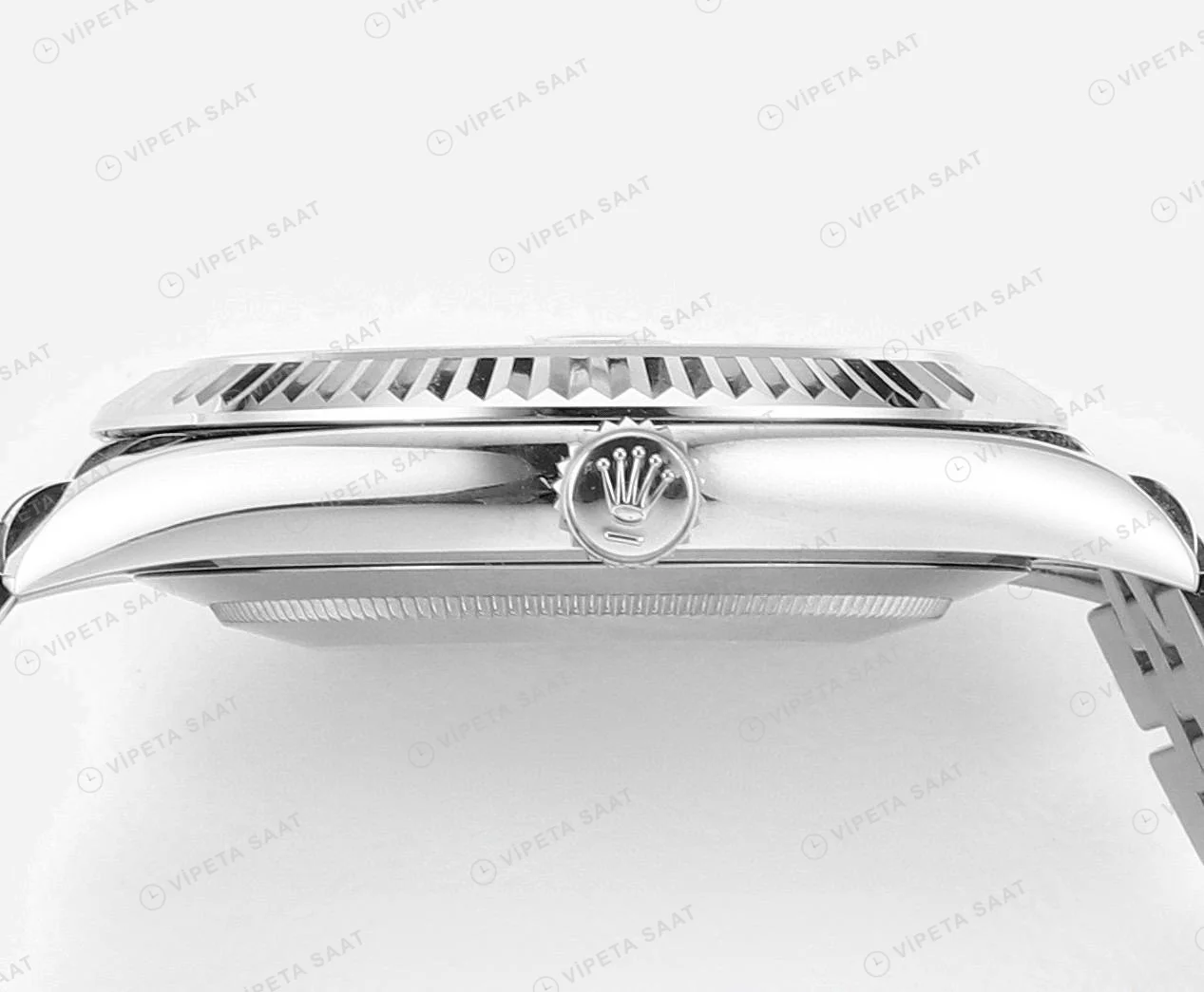 Rolex Datejust Gri 41mm Oyster Super Clone ETA Saat detay 5