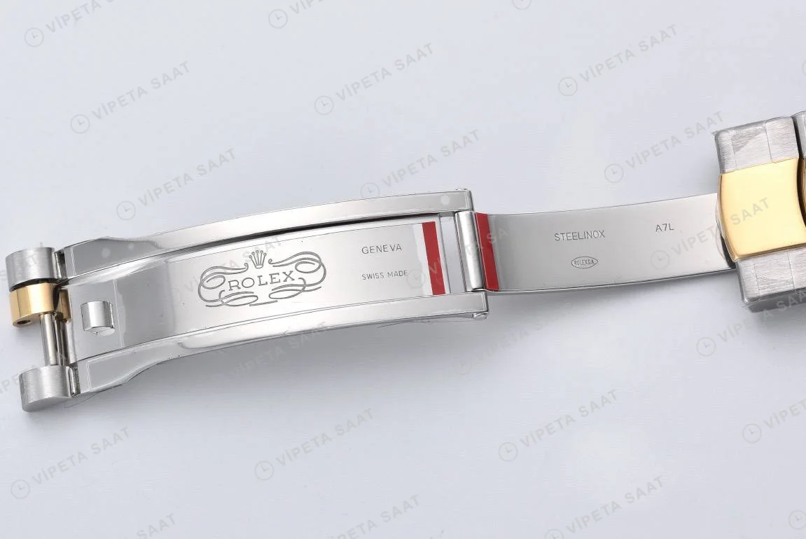 Rolex Datejust 126333 wimbledon Gri Jubilee 3235 Super Clone ETA Saat detay 7