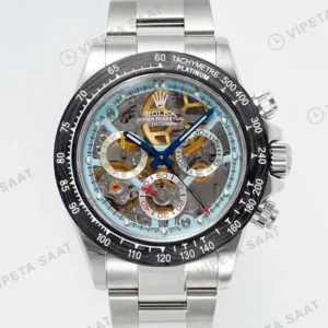 Rolex Daytona Iskelet Oyster Super Clone ETA Saat karşıdan görünüm