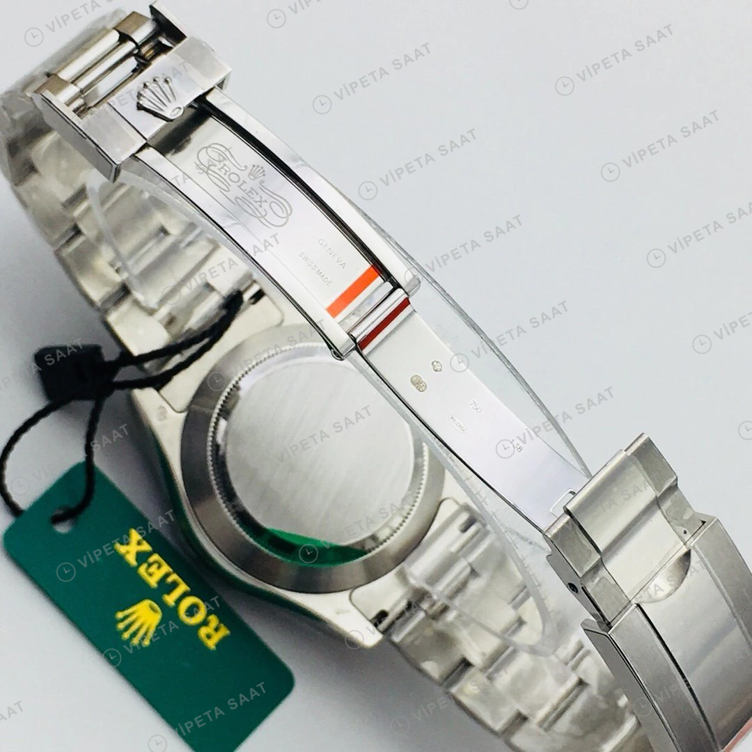 Rolex Daytona Kronograf Beyaz Kadran Taşlı Bezel Çelik 40mm Super Clone ETA Eta Saat detay 5