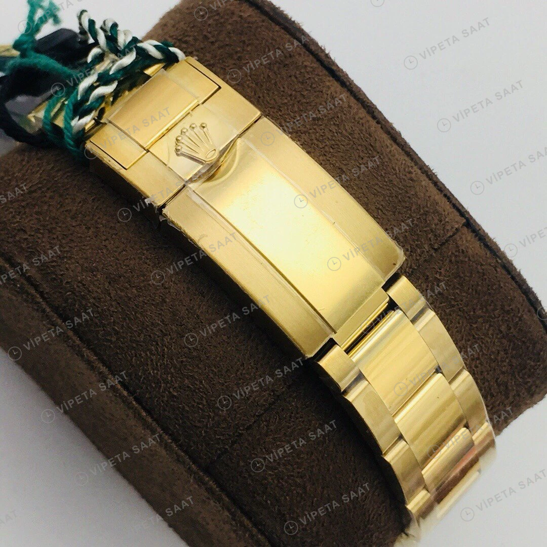 Rolex Daytona Kronograf Kırmızı Kadran Gold 40mm Super Clone ETA Eta Saat detay 7