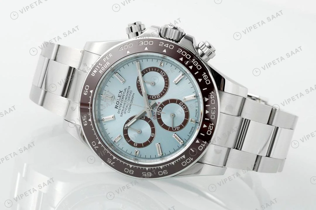 Rolex Daytona Buz Mavi Oyster Super Clone ETA Saat detay 8