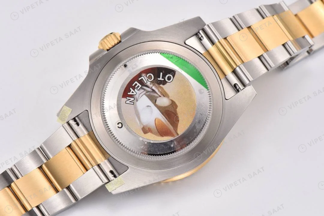 Rolex GMT-Master II 116713LN Siyah Oyster Clean Factory Super Clone ETA Saat detay 9
